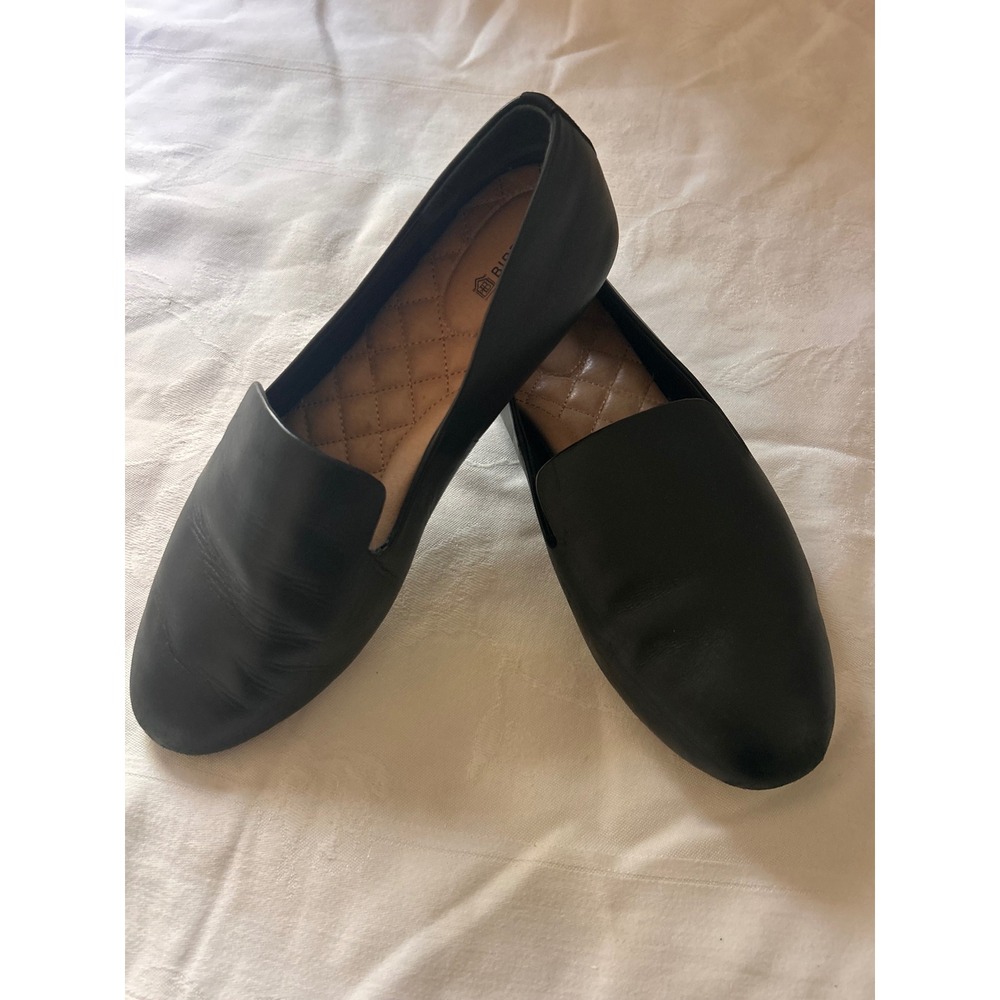 Birdies The Starling Black Leather Loafer Size 9